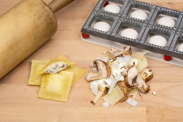 Black Truffle Ravioli in Cracked Pepper Dough - 24 PC, About 12 OZ