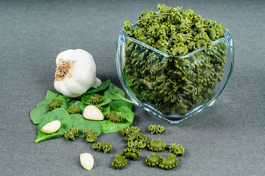 Pappardelle's Gluten-Free Spinach Garlic Rooster Comb