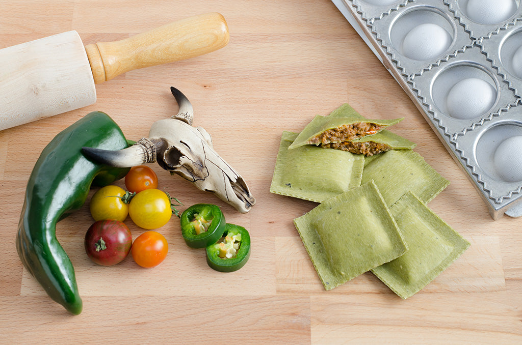 Southwest Elk Ravioli in Hatch Green Chile Dough - 12 PC, About 12 OZ