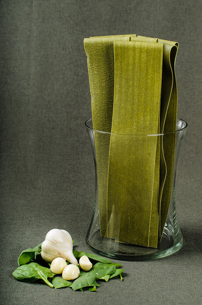 Spinach Garlic Lasagna Noodle - 16 oz.